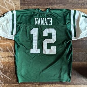 Reebok Authentic New York Jets Throwback Jersey|Joe Namath • Gotham Green • 2002